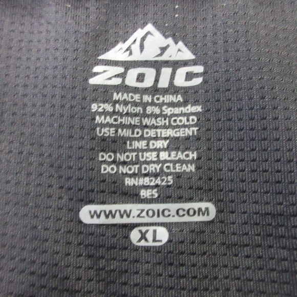 ZOIC Cycling Bib Shorts Men XL Black Padded Bike Biking Pockets Activewear 306 - Picture 3 of 16